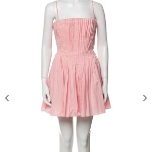 STAUD Pink Mini Dress